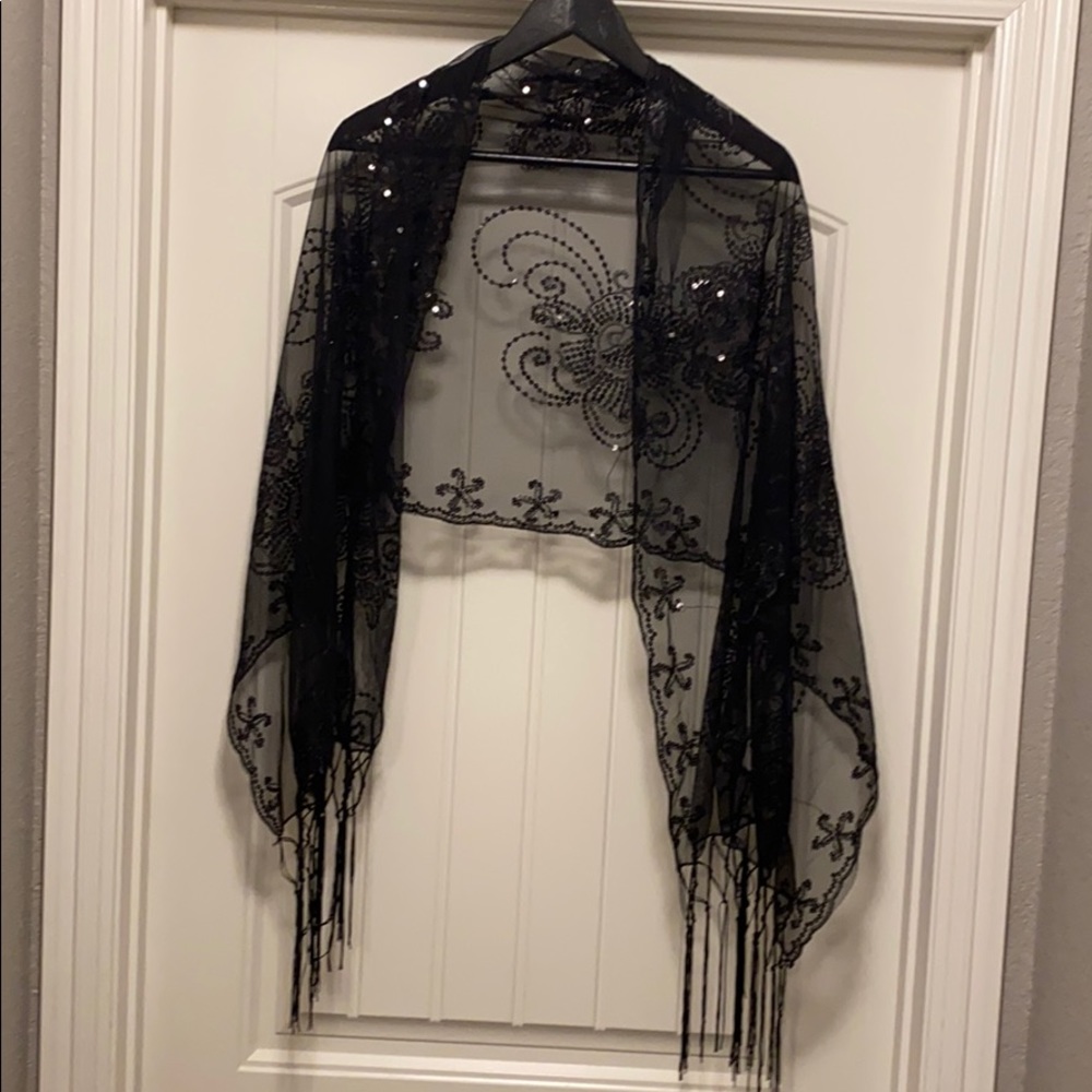 Beaded shawl